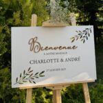 Panneau de bienvenue mariage