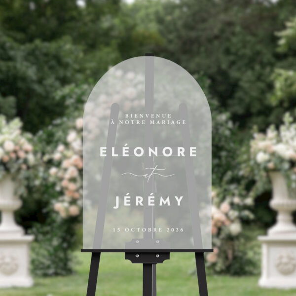 Panneau de Bienvenue Mariage Plexiglas №9 – Image 5