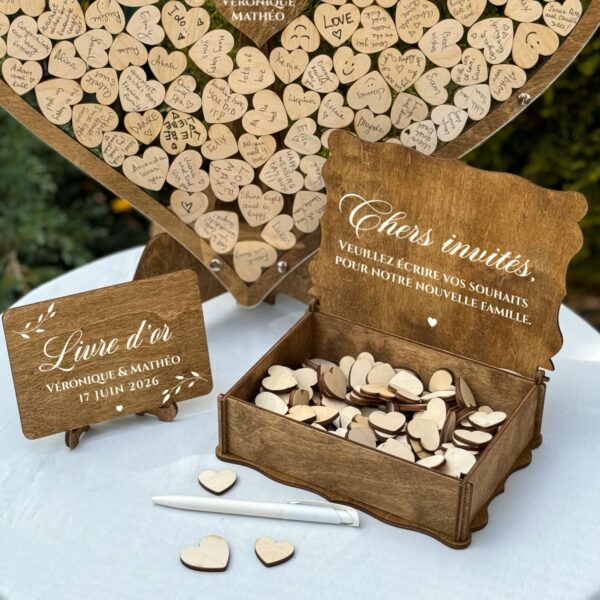 Alternative Livre d'or Mariage - Cœur – Image 2