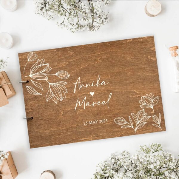 Livre d’or Mariage - Bois Rustique – Image 5