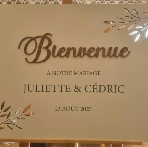 Panneau de bienvenue mariage photo review