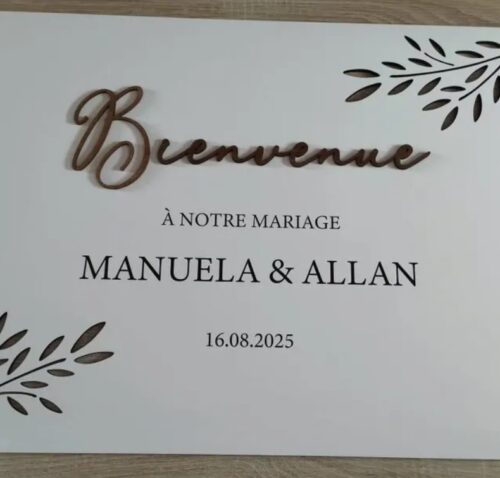 Panneau de bienvenue mariage photo review